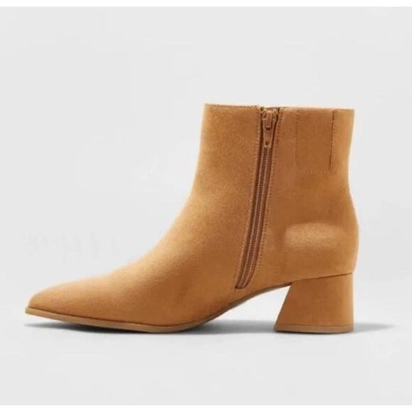 A New Day Delilah Tan Booties Size 9.5 - Picture 3 of 10